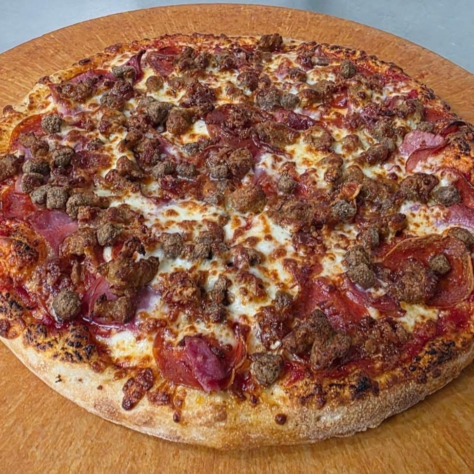 Papas Pride Specialty Pizza.