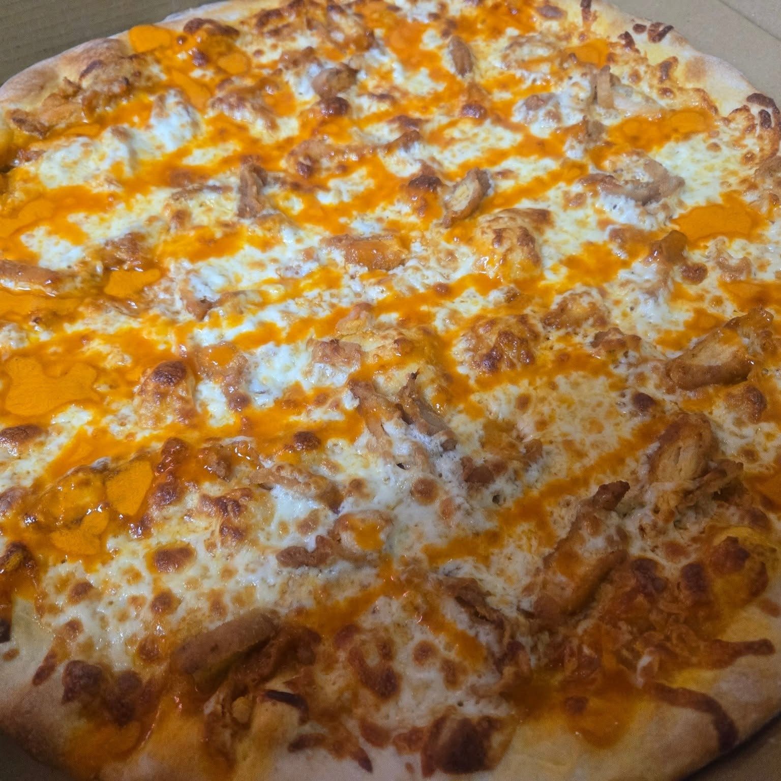 Buffalo Chicken Pizza.